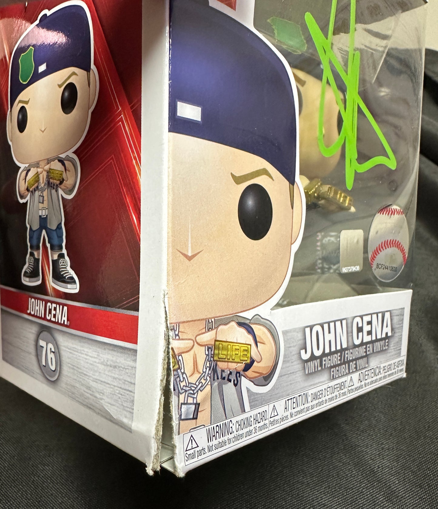 
                  
                    John Cena WWE Wrestler (SWAU) Signed Funko POP! #76
                  
                