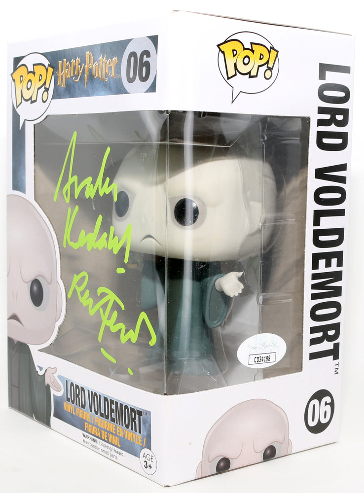 
                  
                    Ralph Fiennes as Lord Voldemort in Harry Potter (JSA) Signed Funko POP! #06 with Quote
                  
                