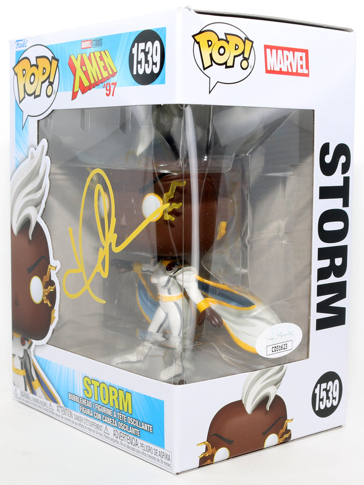 
                  
                    Halle Berry as Storm in X-Men (JSA) Signed Funko POP! #1539
                  
                