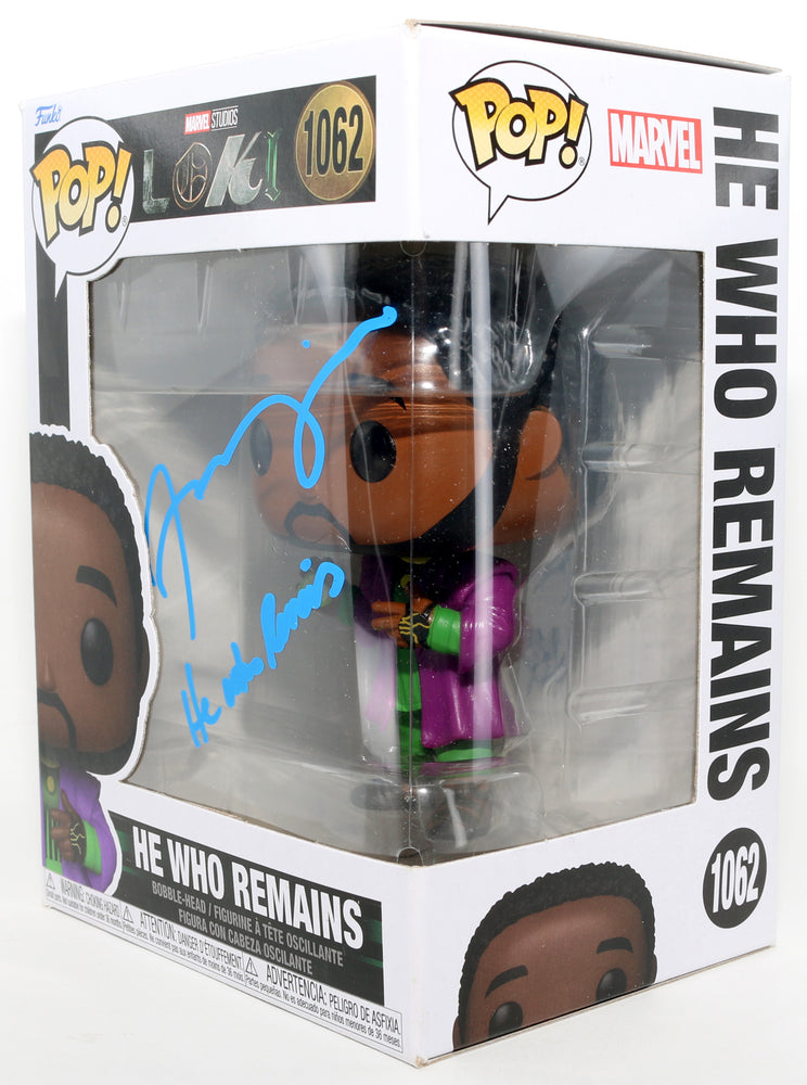 
                  
                    Jonathan Majors as He Who Remains in Loki Signed Funko POP! #1062 with Character Name
                  
                