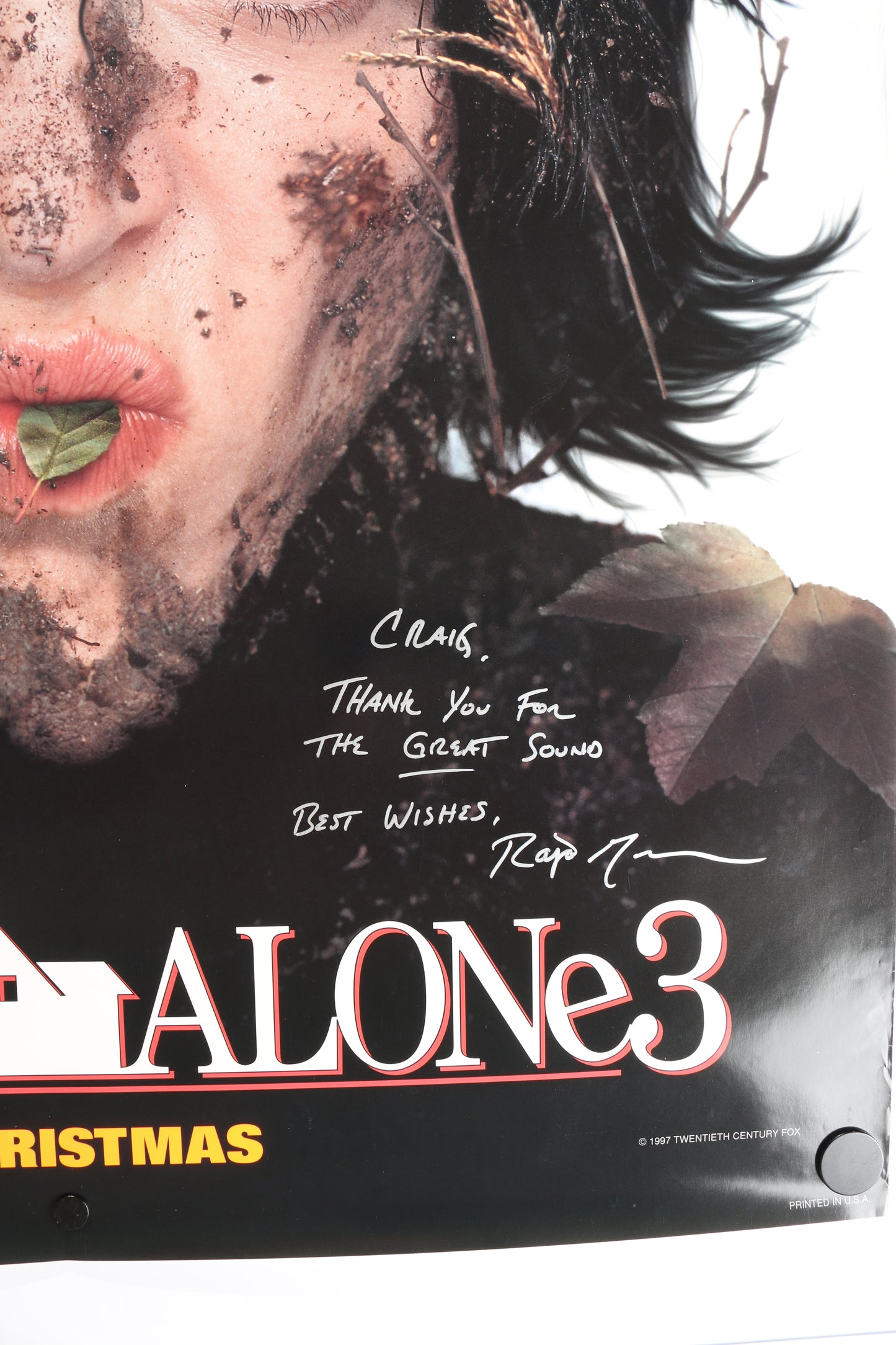 
                  
                    Home Alone 3 27x40 Posters 4pc Set (From the Collection of Famed Sound Recordist: Craig "Pup" Heath) Signed by the Director: Raja Gosnell
                  
                