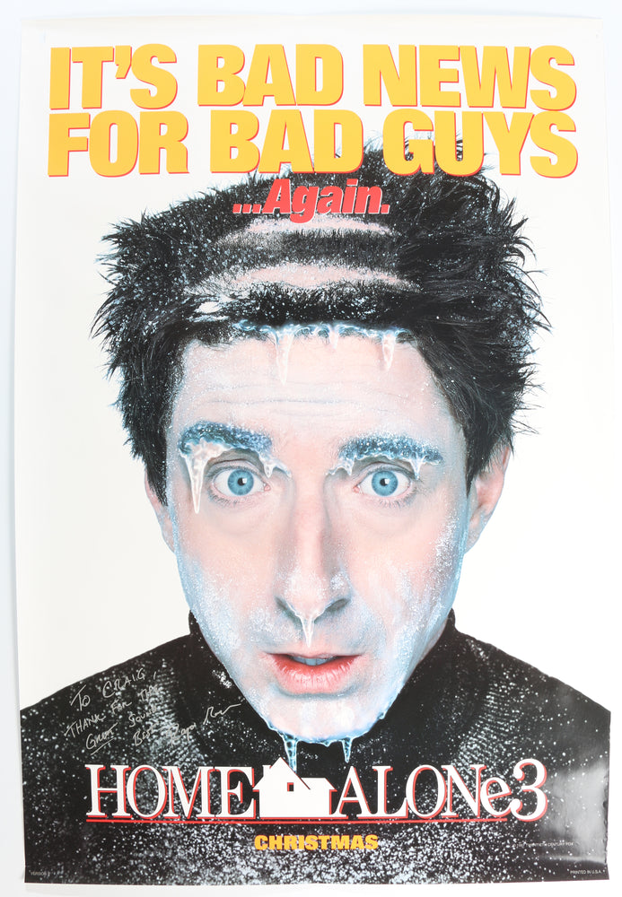 
                  
                    Home Alone 3 27x40 Posters 4pc Set (From the Collection of Famed Sound Recordist: Craig "Pup" Heath) Signed by the Director: Raja Gosnell
                  
                