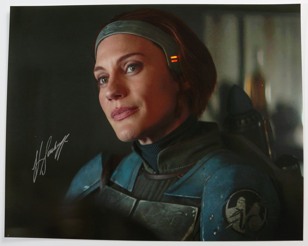Katee Sackhoff as Bo-Katan in Star Wars The Mandalorian Signed 16x20 Photo