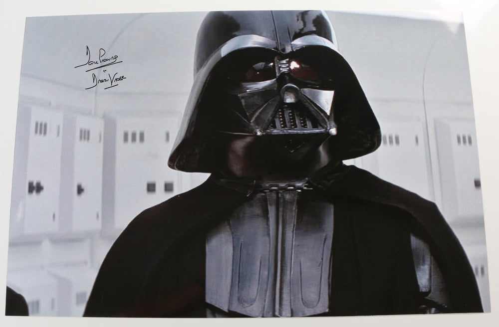 Dave Prowse as Darth in Star Wars: A New Hope Signed 20x30 Poster with Character Name