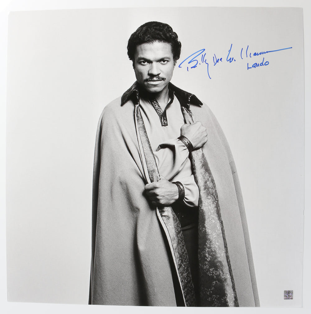 Billy Dee Williams as Lando in Star Wars: The Empire Strikes Back (Coolwaters) Signed 24x24 Poster