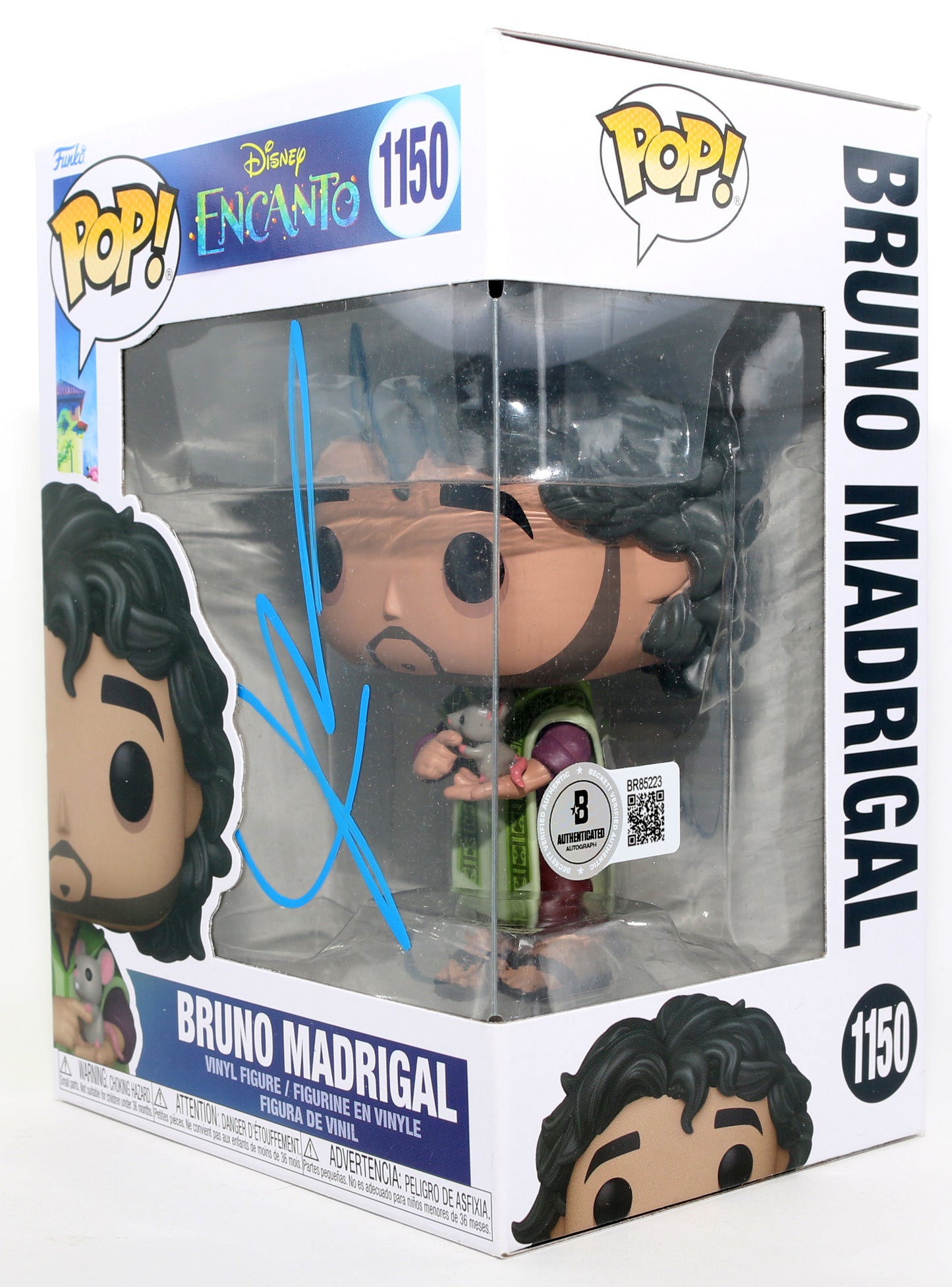 
                  
                    John Leguizamo as Bruno in Encanto (Beckett) Signed Funko POP! #1150
                  
                