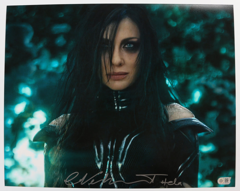 Cate Blanchett as Hela in Thor: Ragnarok (SWAU) Signed 16x20 Photo with Character Name