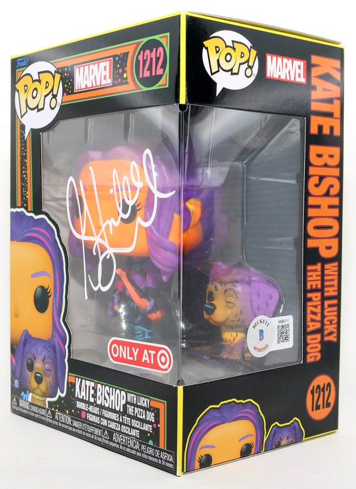 
                  
                    Hailee Steinfeld as Kate Bishop in Hawkeye Blacklight Target Exclusive (Beckett Witnessed) Signed Funko POP! #1212
                  
                