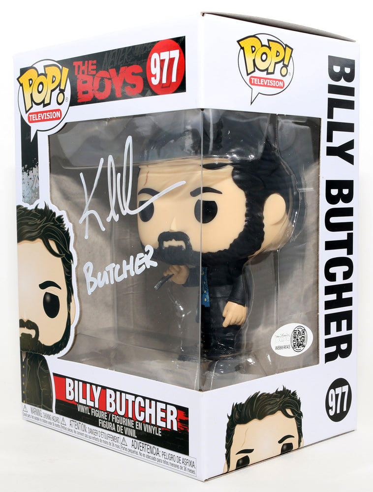 
                  
                    Karl Urban as Billy Butcher in The Boys (JSA) Signed Funko POP! #977 with Character Name
                  
                