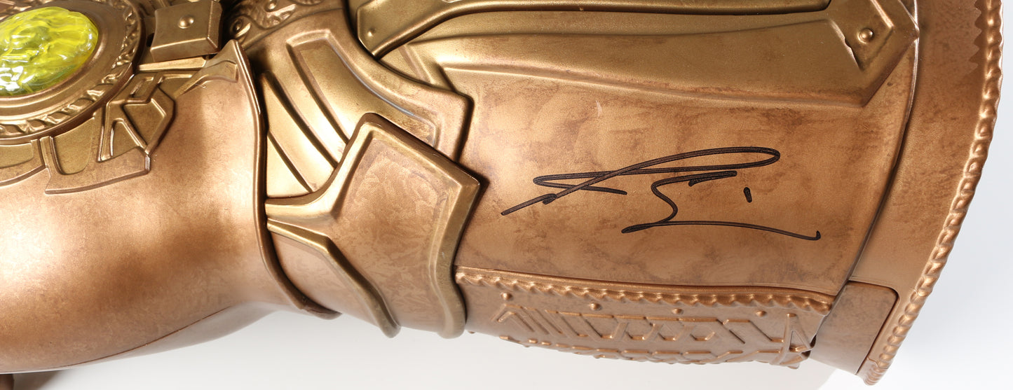 
                  
                    Josh Brolin as Thanos in Avengers: Infinity War / Endgame Signed Hasbro Marvel Legends Infinity Gauntlet Prop Replica
                  
                