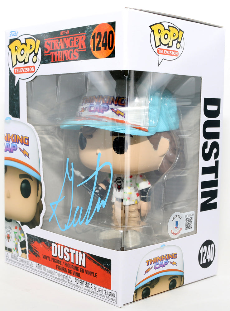 
                  
                    Gaten Matarazzo as Dustin Henderson in Stranger Things (Beckett) Signed Funko POP! #1240
                  
                