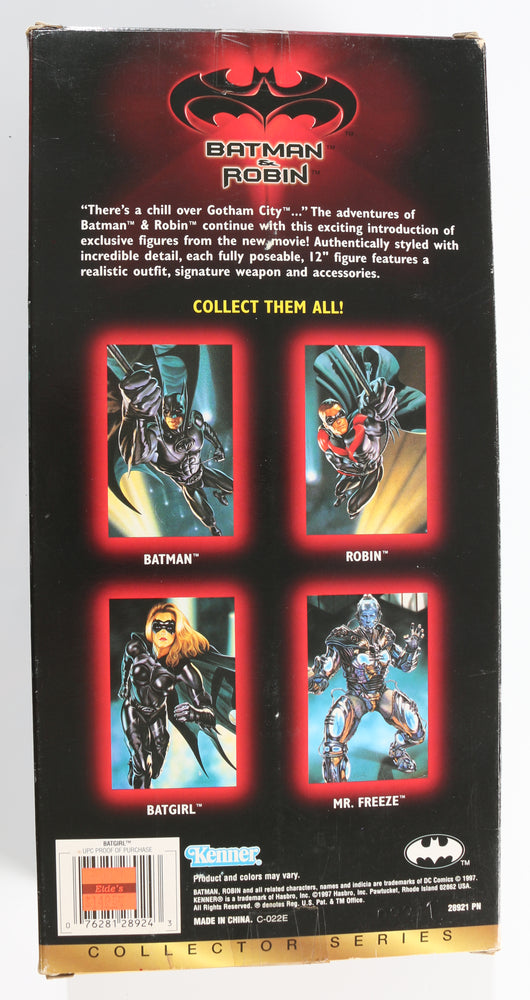 
                  
                    Alicia Silverstone as Batgirl in Batman & Robin Fully Poseable 12 Inch Figure with Character Name
                  
                