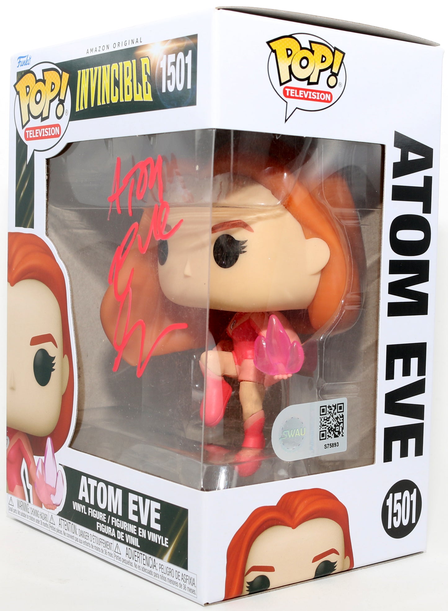 
                  
                    Gillian Jacobs as Atom Eve in Invincible (SWAU) Signed Funko POP! #1501
                  
                