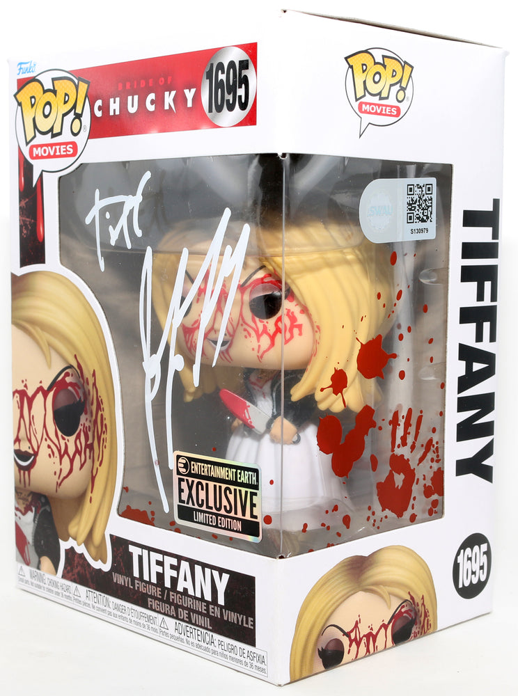 
                  
                    Jennifer Tilly as The Voice of Tiffany Valentine in The Bride of Chucky Entertainment Earth Exclusive Limited Edition (SWAU) Signed Funko POP! #1695 with Character Name
                  
                