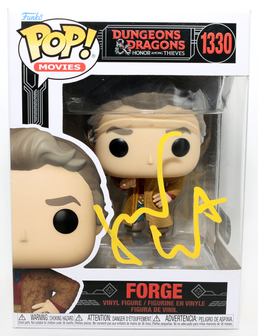 Hugh Grant as Forge Fitzwilliam in Dungeons & Dragons: Honor Among Thieves (SWAU) Signed Funko POP! #1330