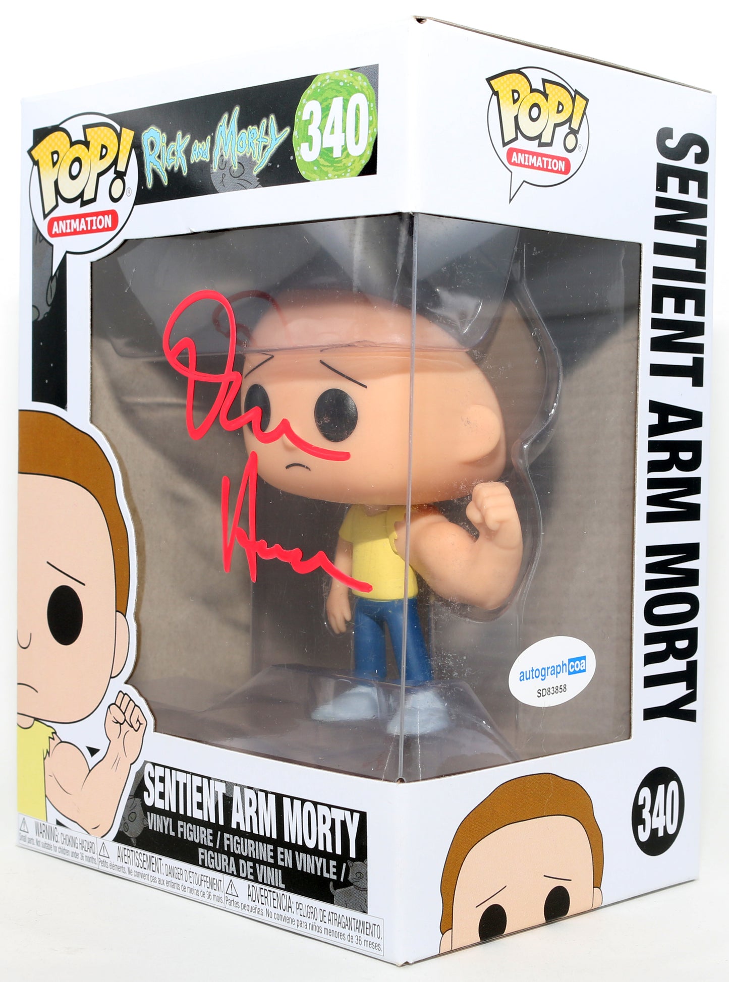 
                  
                    Dan Harmon Co-creator of Rick & Morty Sentient Arm Morty Signed Funko POP! #340
                  
                