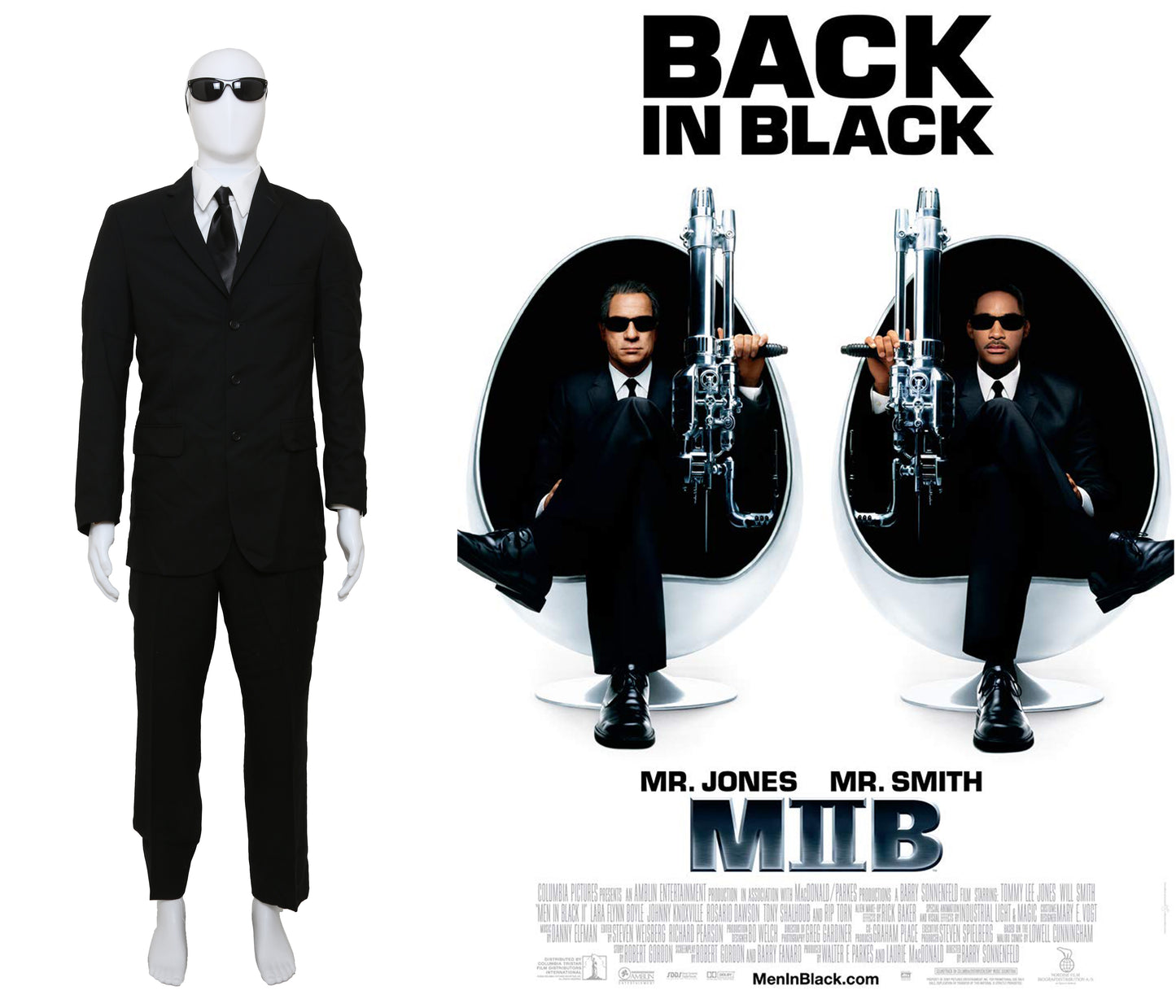 
                  
                    Men In Black II Production Worn Background Agent Costume - 2002
                  
                