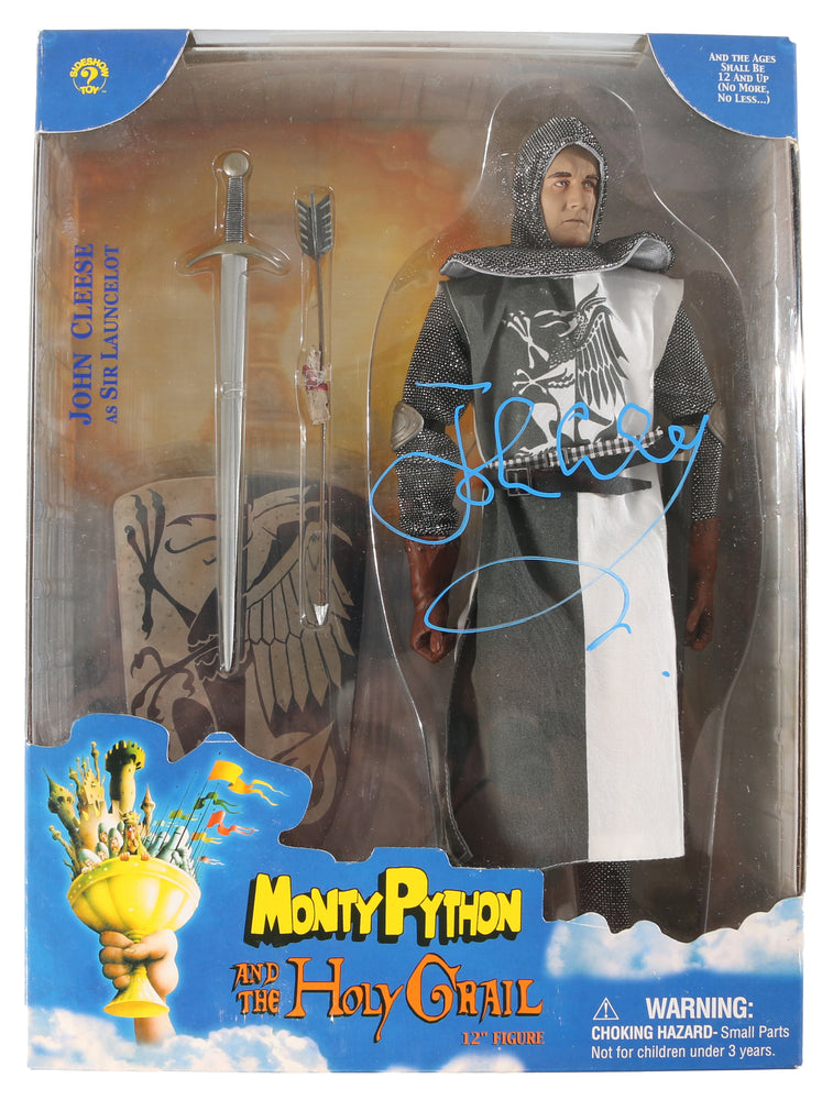 
                  
                    John Cleese as Sir Lancelot the Brave in Monty Python and the Holy Grail Signed Sideshow Toy 12 Inch Figure
                  
                