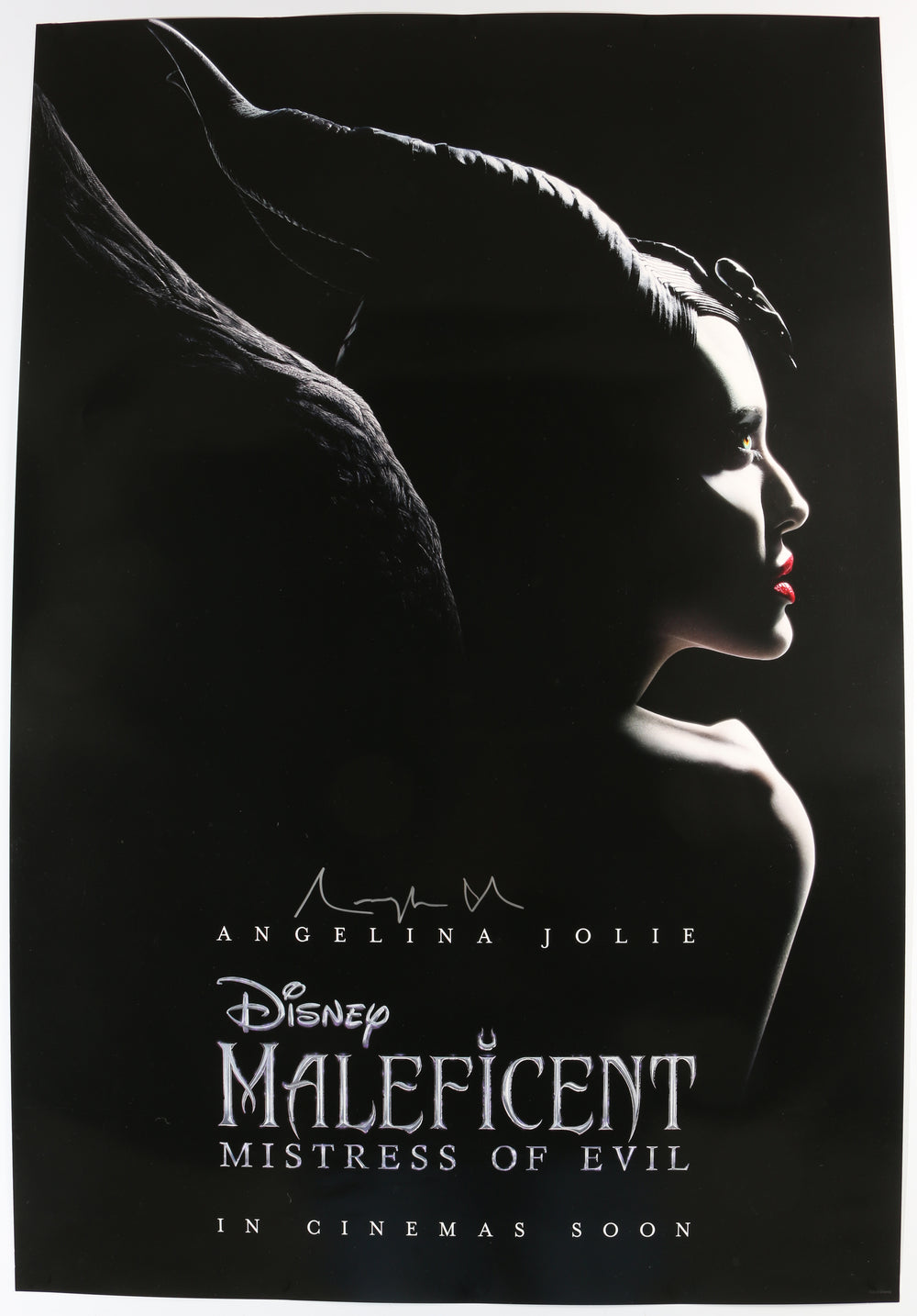 Angelina Jolie as Maleficent in Disney's Maleficent Signed 27x40 Poster