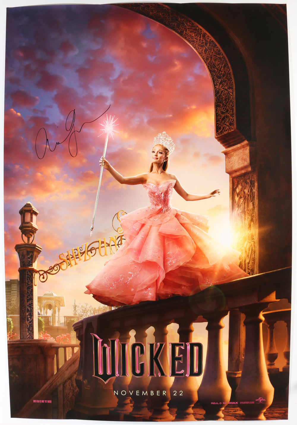 Ariana Grande as Galinda in Wicked Signed 27x40 Poster