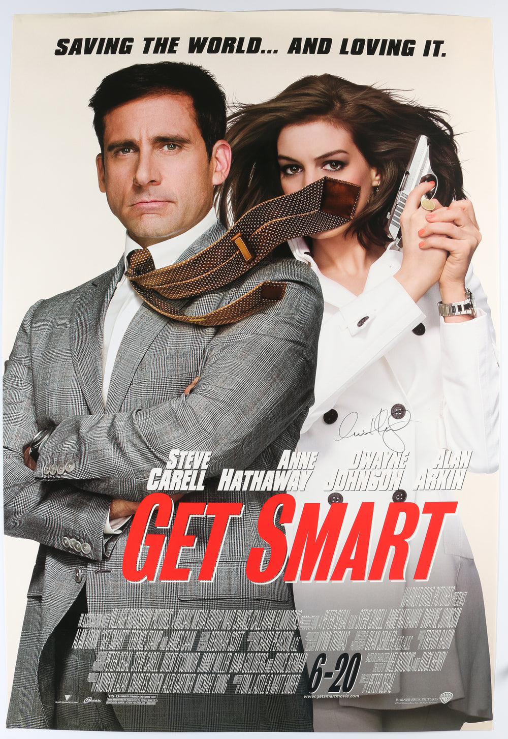 Anne Hathaway as Agent 99 in Get Smart Signed 27x40 Poster