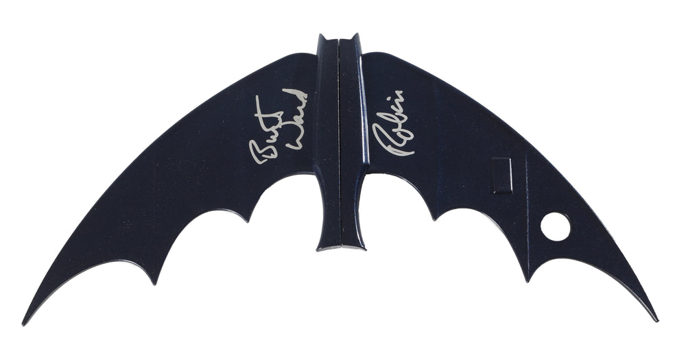 
                  
                    Batman & Robin 1966 Prop Replica 1:1 Scale Batman Utility Belt & Batarang (Celebrity Authentics) Signed by Adam West & Burt Ward
                  
                
