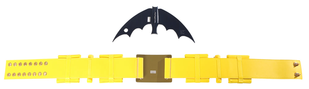 
                  
                    Batman & Robin 1966 Prop Replica 1:1 Scale Batman Utility Belt & Batarang (Celebrity Authentics) Signed by Adam West & Burt Ward
                  
                