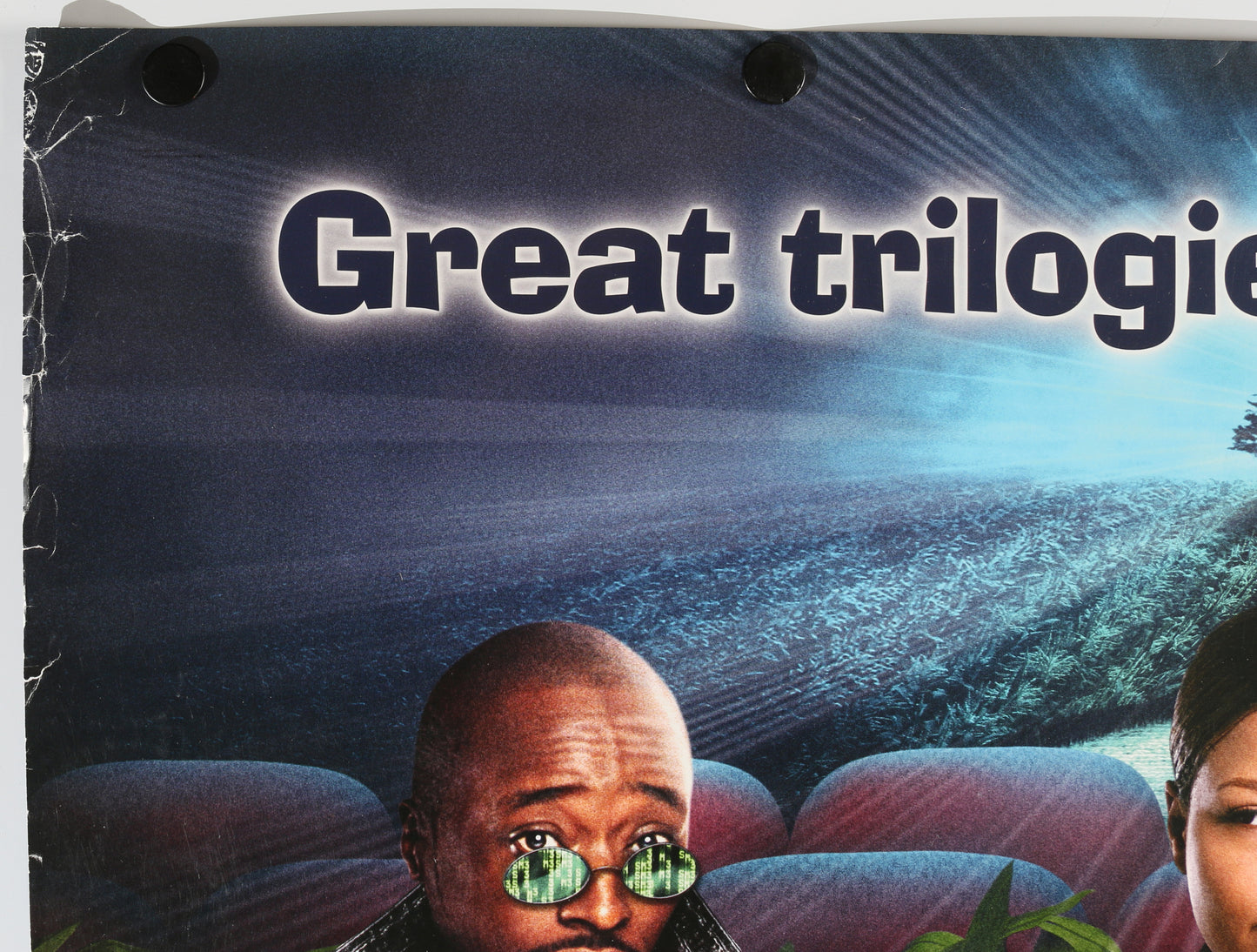 
                  
                    Leslie Nielsen as President Harris & Anthony Anderson as Mahalik in Scary Movie 3 Signed 27x40 Double-Sided Poster
                  
                