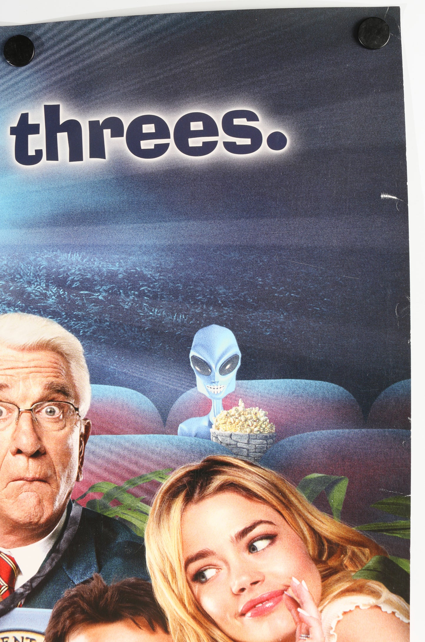 
                  
                    Leslie Nielsen as President Harris & Anthony Anderson as Mahalik in Scary Movie 3 Signed 27x40 Double-Sided Poster
                  
                
