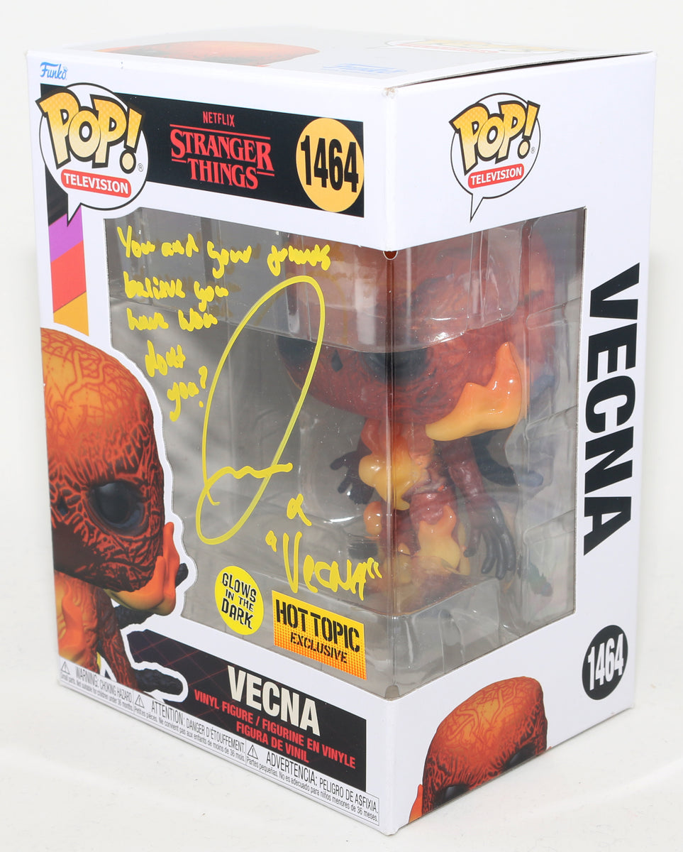 Jamie Campbell Bower as Vecna in Stranger Things Signed POP! Funko #14 ...