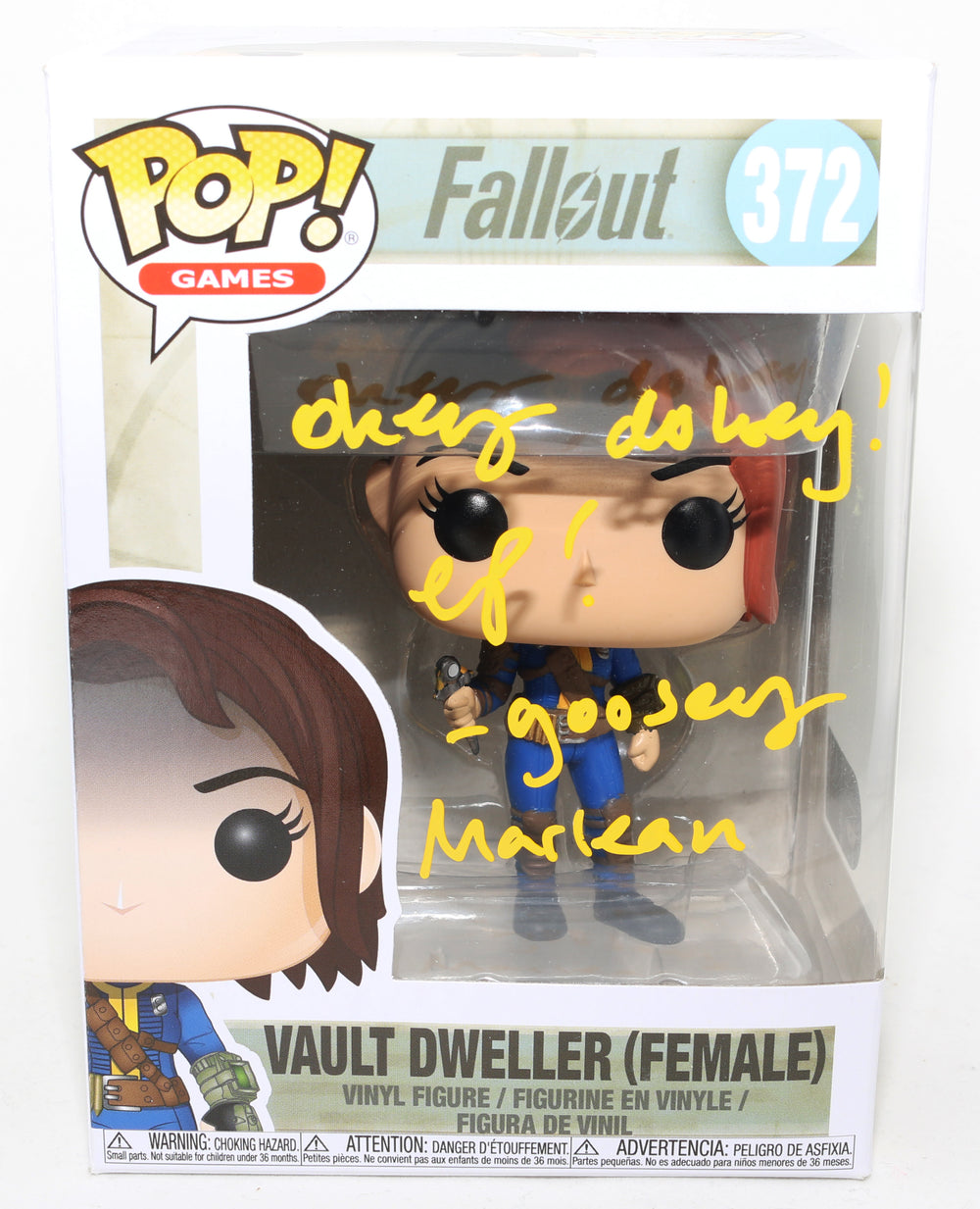 Ella Purnell as Lucy in Fallout (SWAU) Signed Funko POP! #372 with Character Name