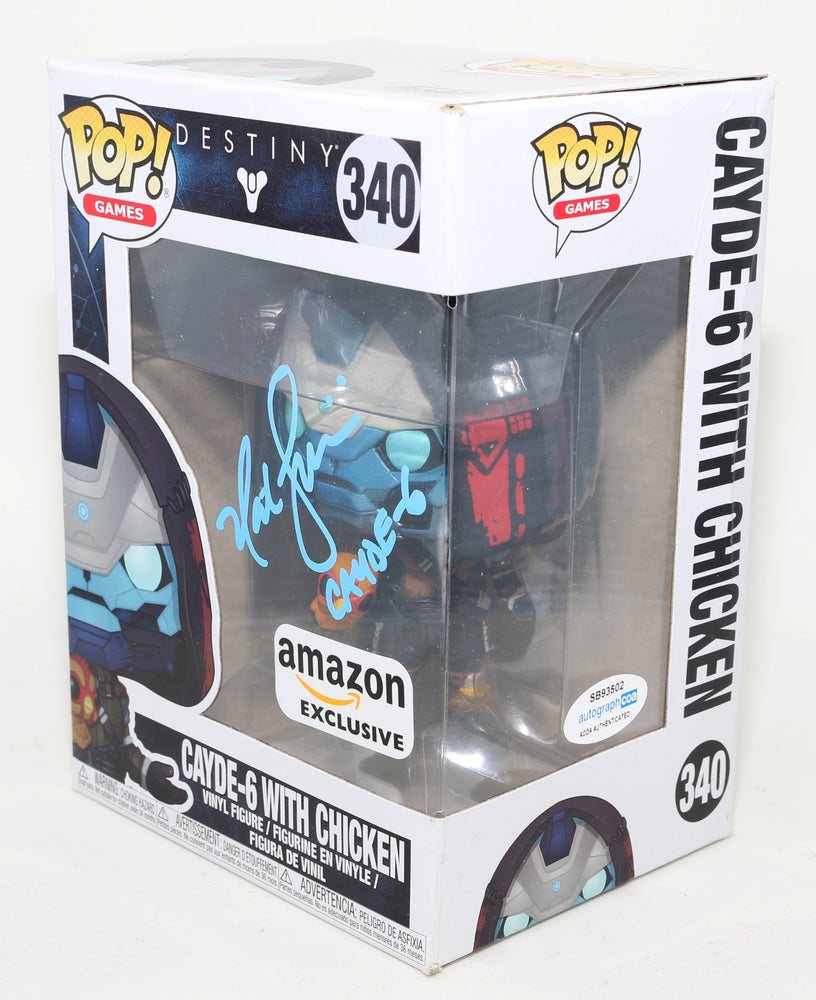 
                  
                    Nathan Fillion as Cayde-6 in Destiny (Autograph COA) Signed POP! Funko #340 with Character Name
                  
                