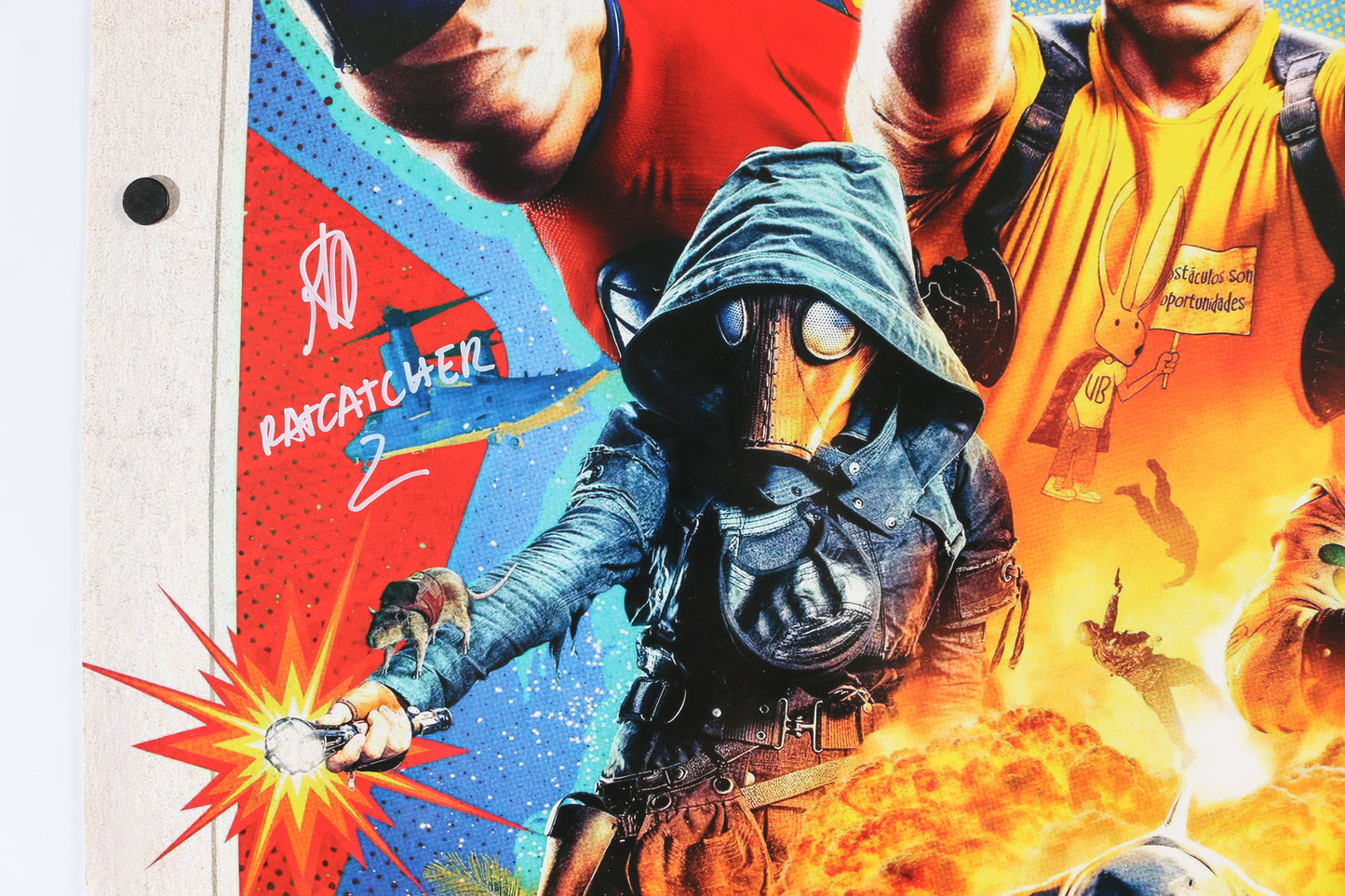 
                  
                    Idris Elba as Bloodsport, John Cena as Peacemaker, & Daniela Melchior as Ratcatcher 2 in The Suicide Squad (SWAU) Signed 27x40 Poster with Character Names
                  
                