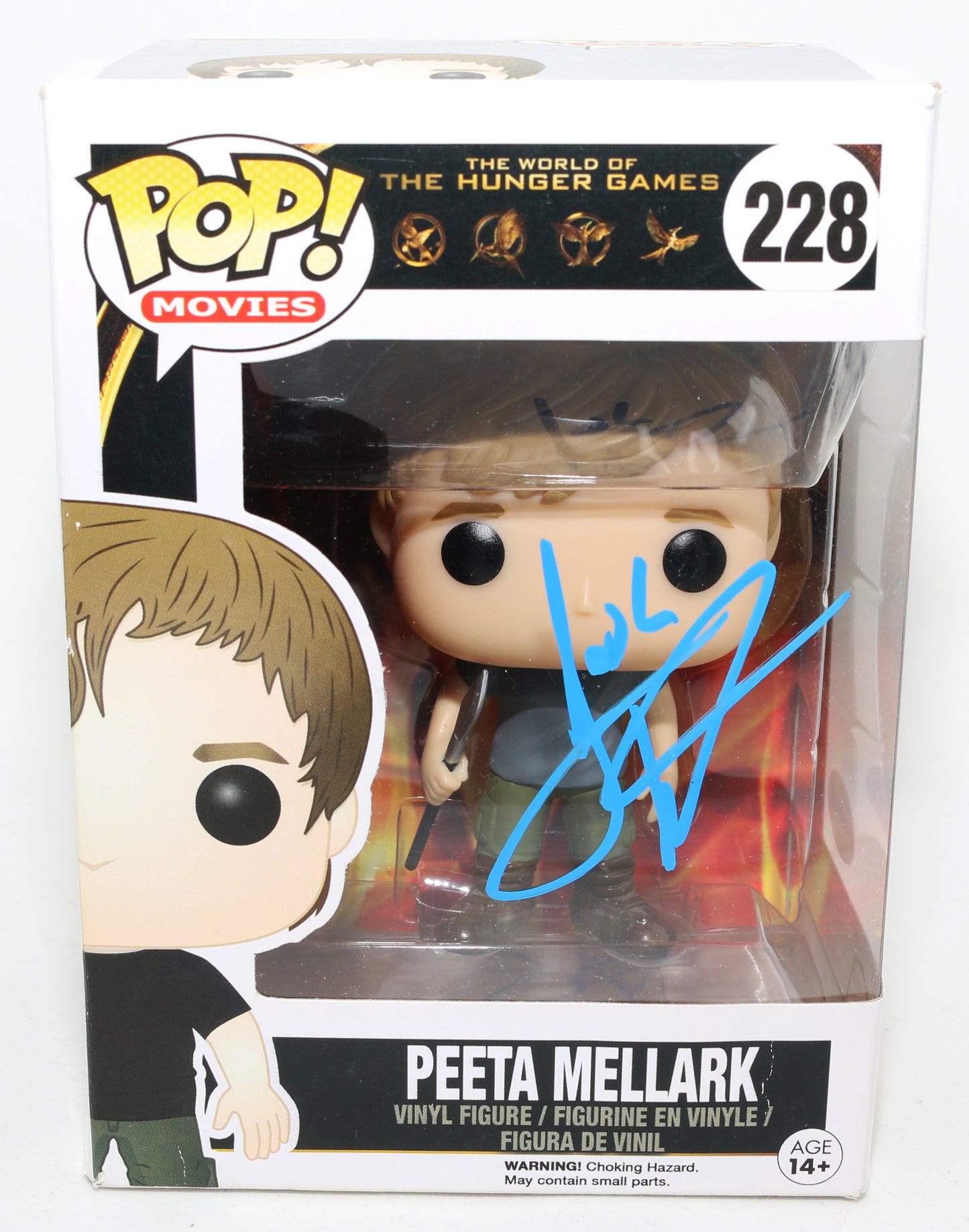 
                  
                    Josh Hutcherson as Peeta Mellark in The Hunger Games (Autograph COA) Signed Funko POP! #228
                  
                