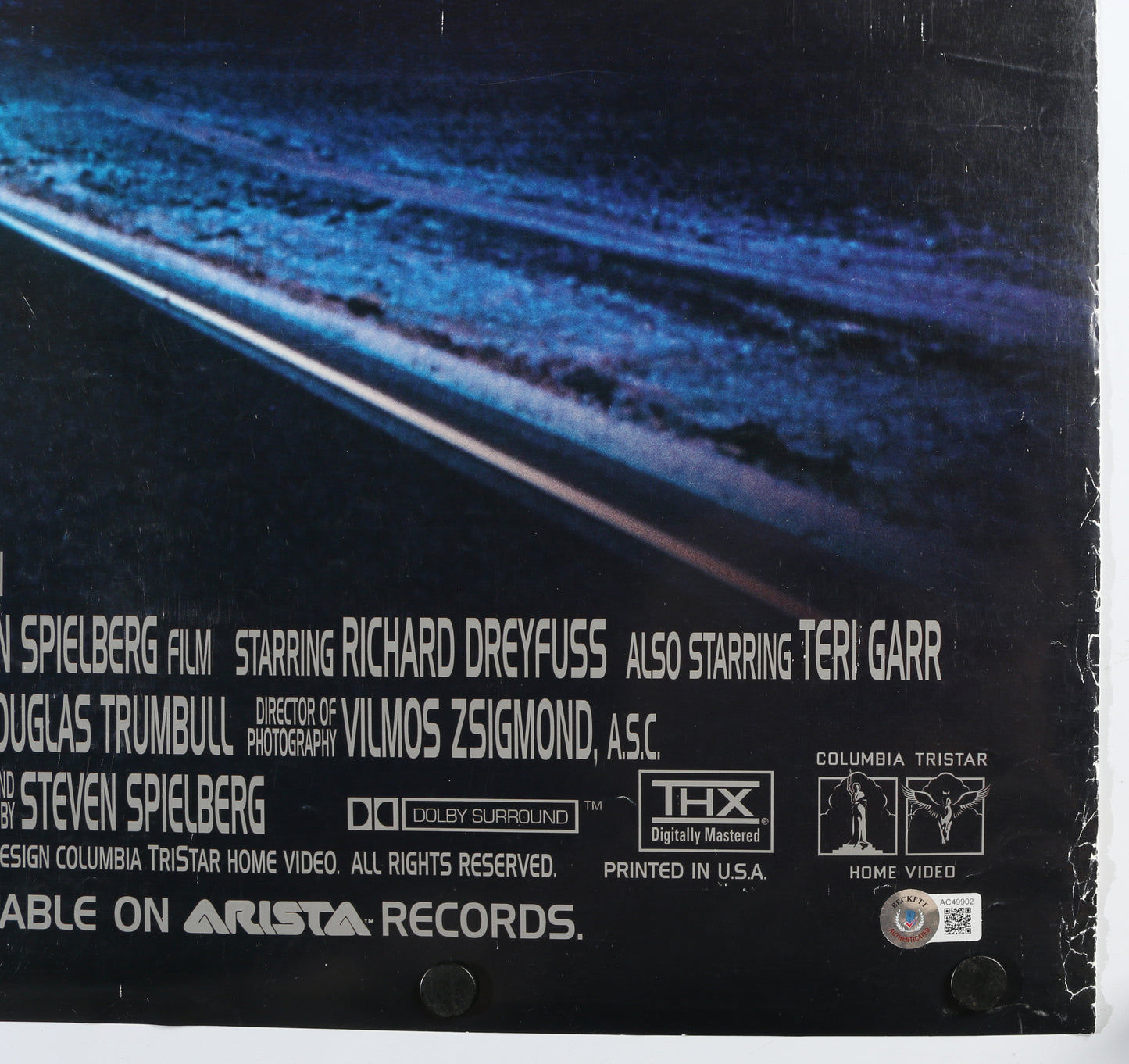 
                  
                    John Williams Composer of Close Encounters of the Third Kind (Beckett) Signed 27x40 Poster
                  
                