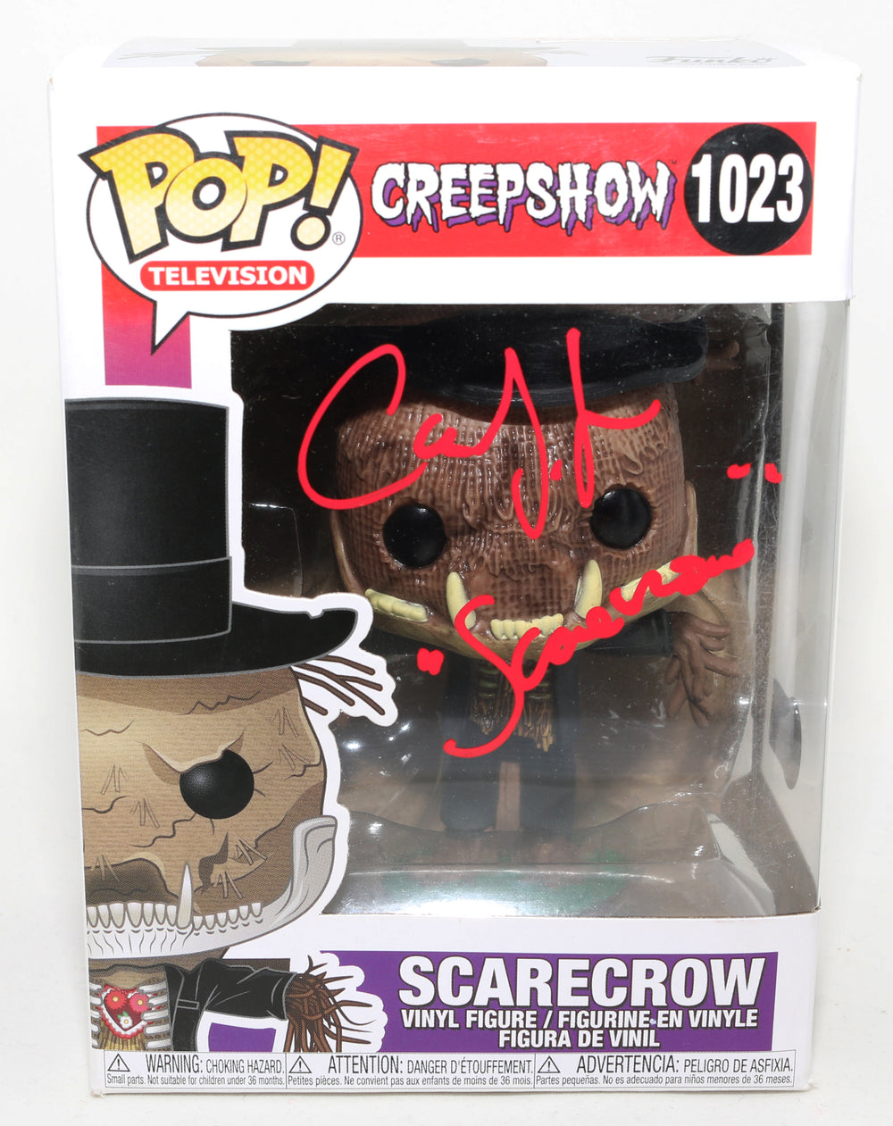 Carey Jones as The Scarecrow in Creepshow (Beckett) Signed Funko POP! #1023