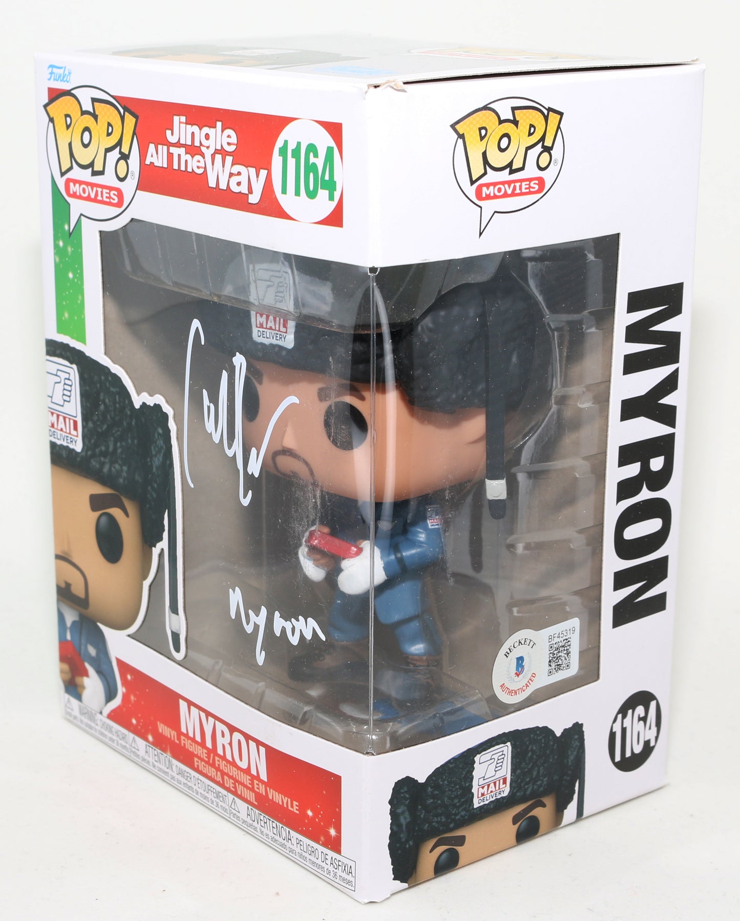 
                  
                    Sinbad as Myron Larabee in Jingle All the Way (Beckett) Signed Funko POP! #1164 with Character Name
                  
                