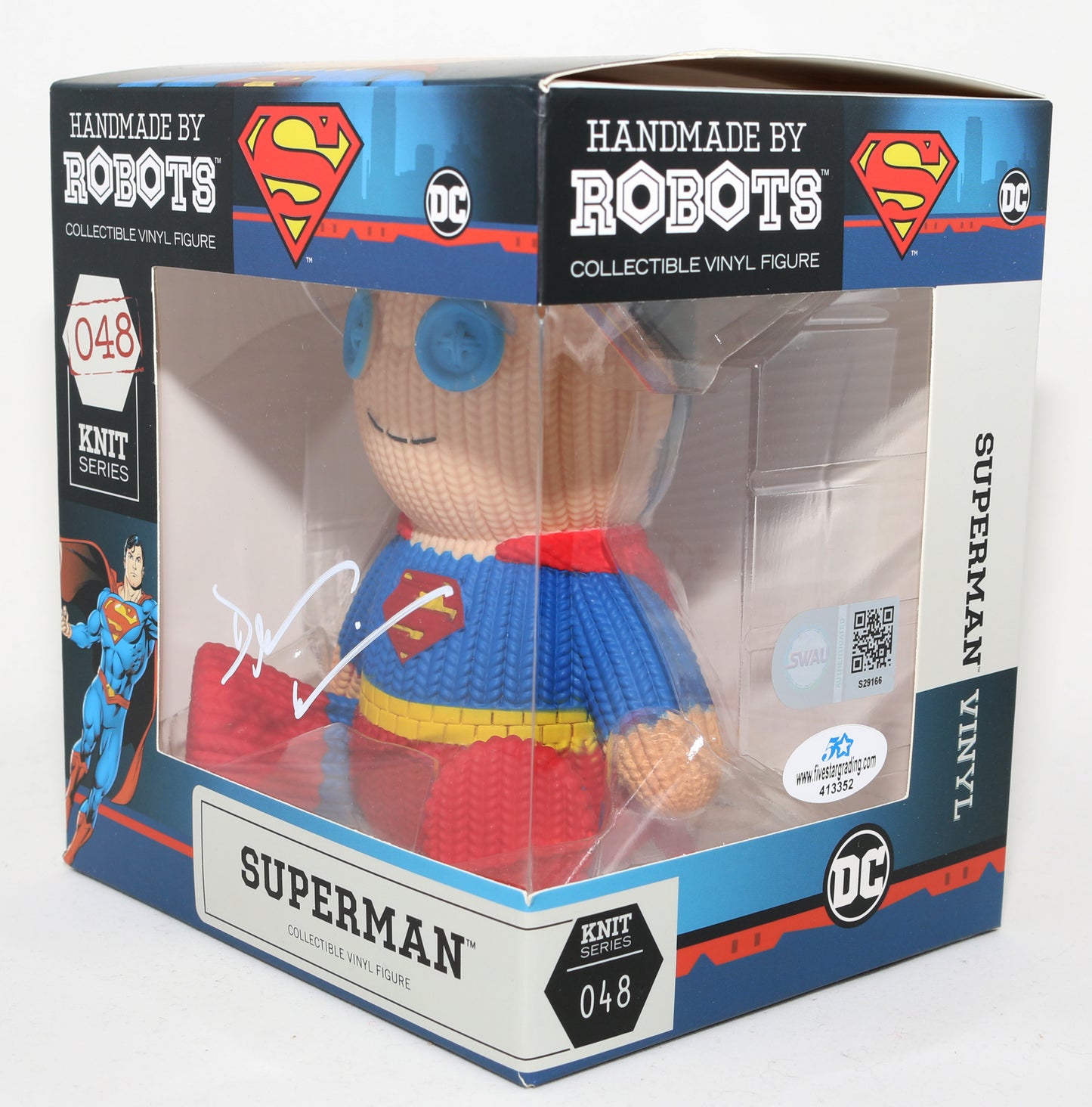 
                  
                    Dean Cain as Superman in Lois & Clark: The New Adventures of Superman (SWAU / Five Star) Signed Handmade by Robots Figure #048
                  
                