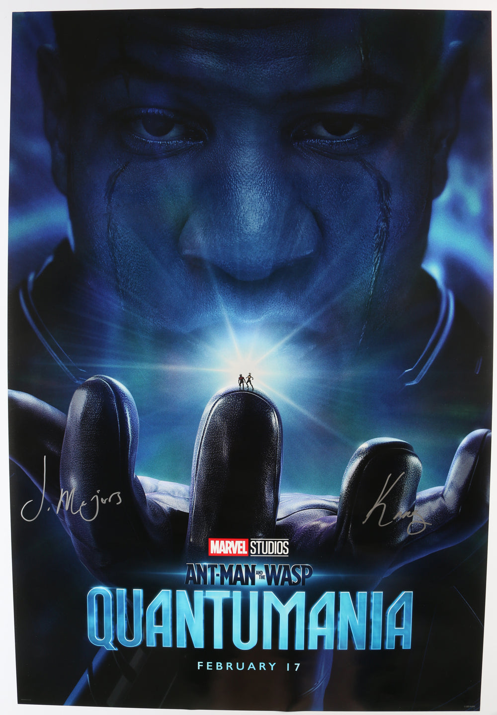 Jonathan Majors as Kang the Conqueror in Ant-Man & The Wasp: Quantumania Signed 27x40 Poster With Character Name