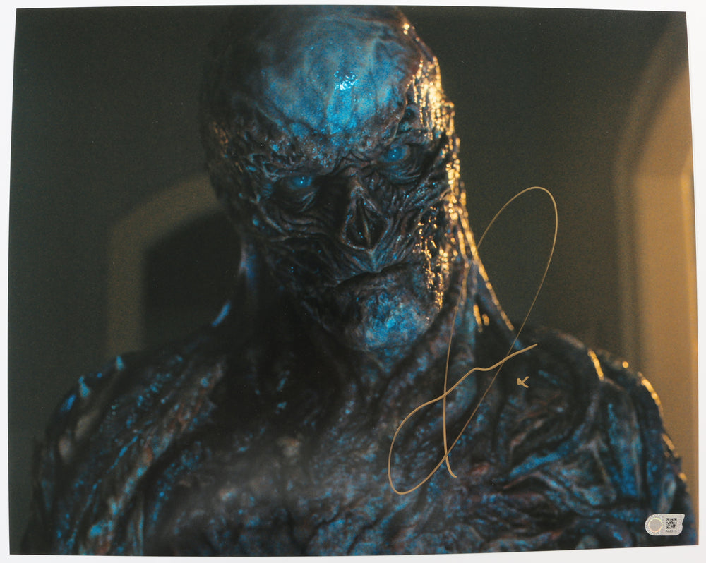 Jamie Campbell Bower as Vecna in Stranger Things (SWAU) Signed 16x20 Photo