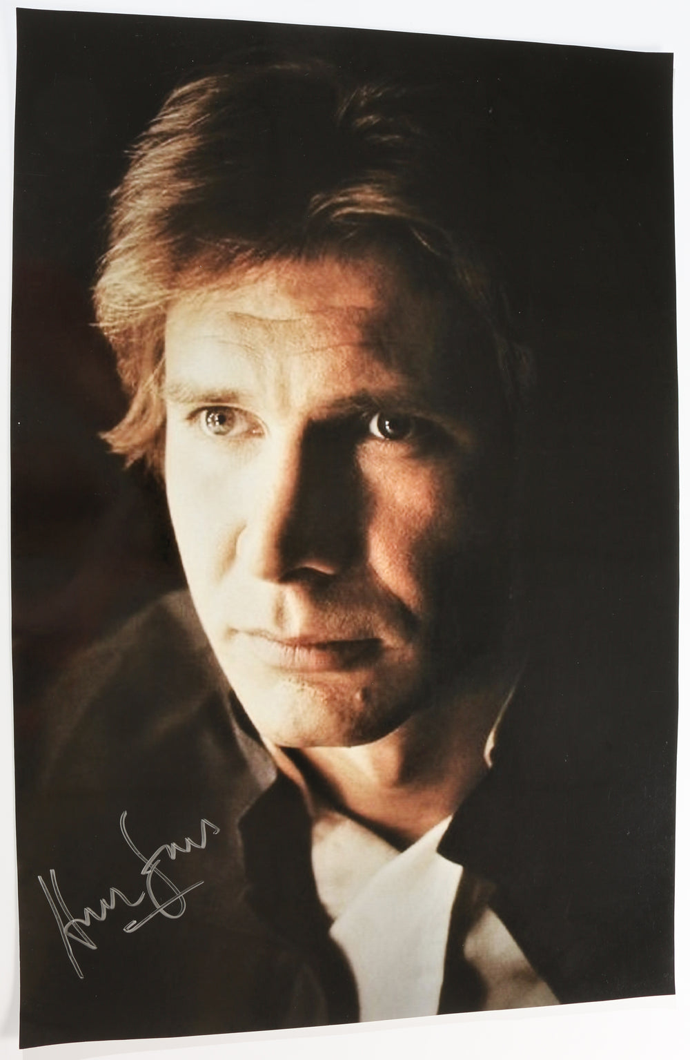 Harrison Ford as Han Solo in Star Wars: The Empire Strikes Back (Beckett Witnessed) Signed 20x30 Poster