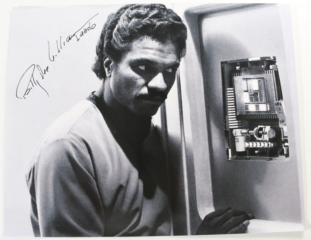 Billy Dee Williams as Lando in Star Wars: The Empire Strikes Back (Beckett Witnessed) Signed 24x30 Poster