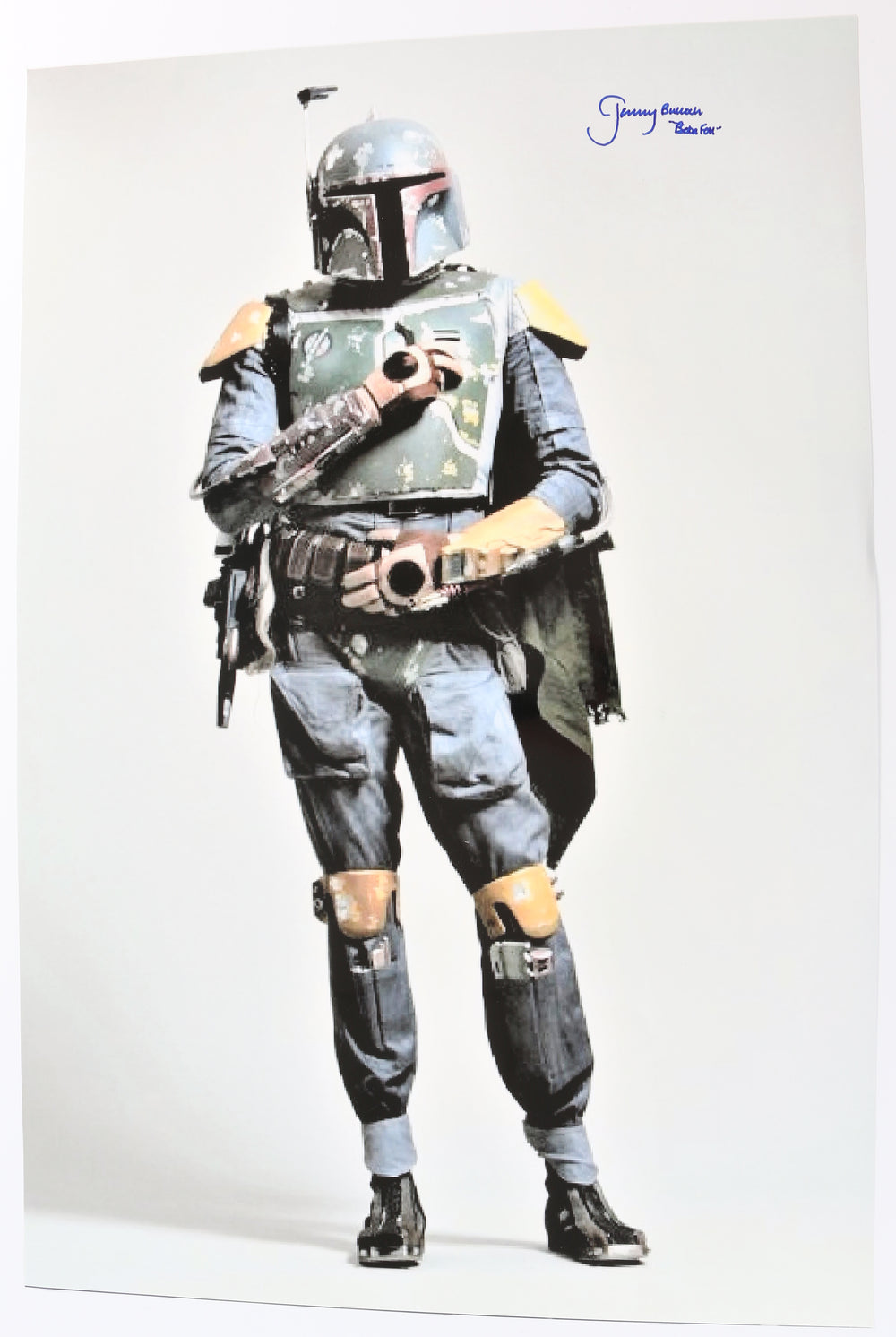 Jeremy Bulloch as Boba Fett in Star Wars: The Empire Strikes Back Signed 20x30 Poster