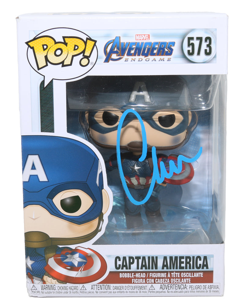 
                  
                    Chris Evans as Captain America in Avengers: Endgame (SWAU) Signed POP! Funko
                  
                