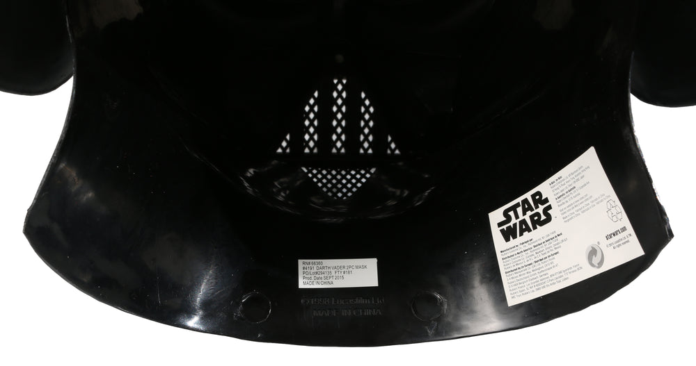 
                  
                    Darth Vader from Star Wars Full Size Prop Replica Helmet Signed by James Earl Jones with Rare 'Voice of Lord Vader' Character Name & MTFBWY Quote
                  
                