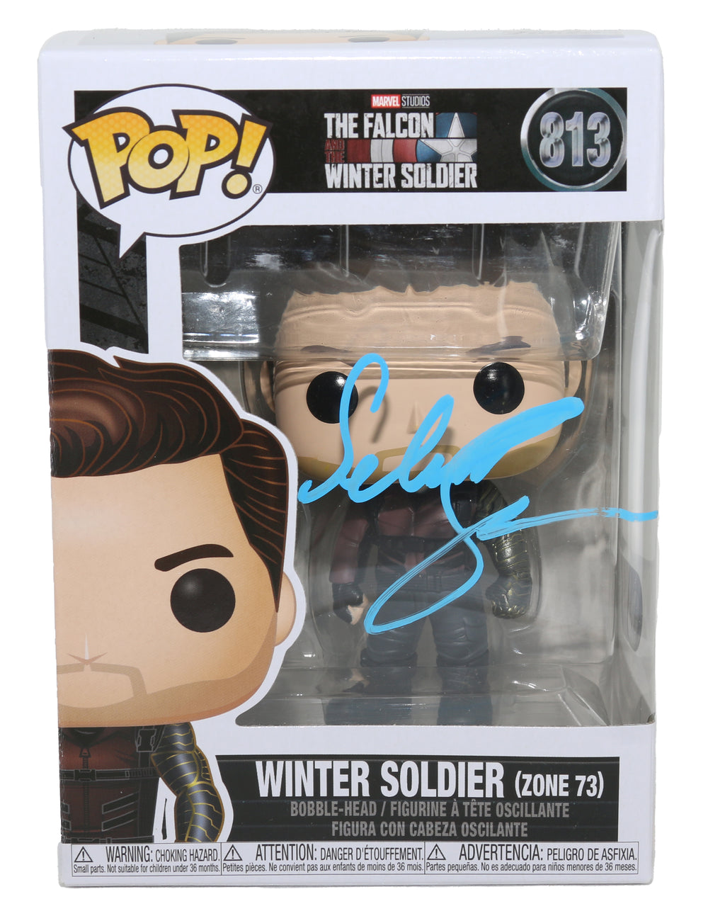 Sebastian Stan as Winter Soldier (SWAU) Signed POP! Funko