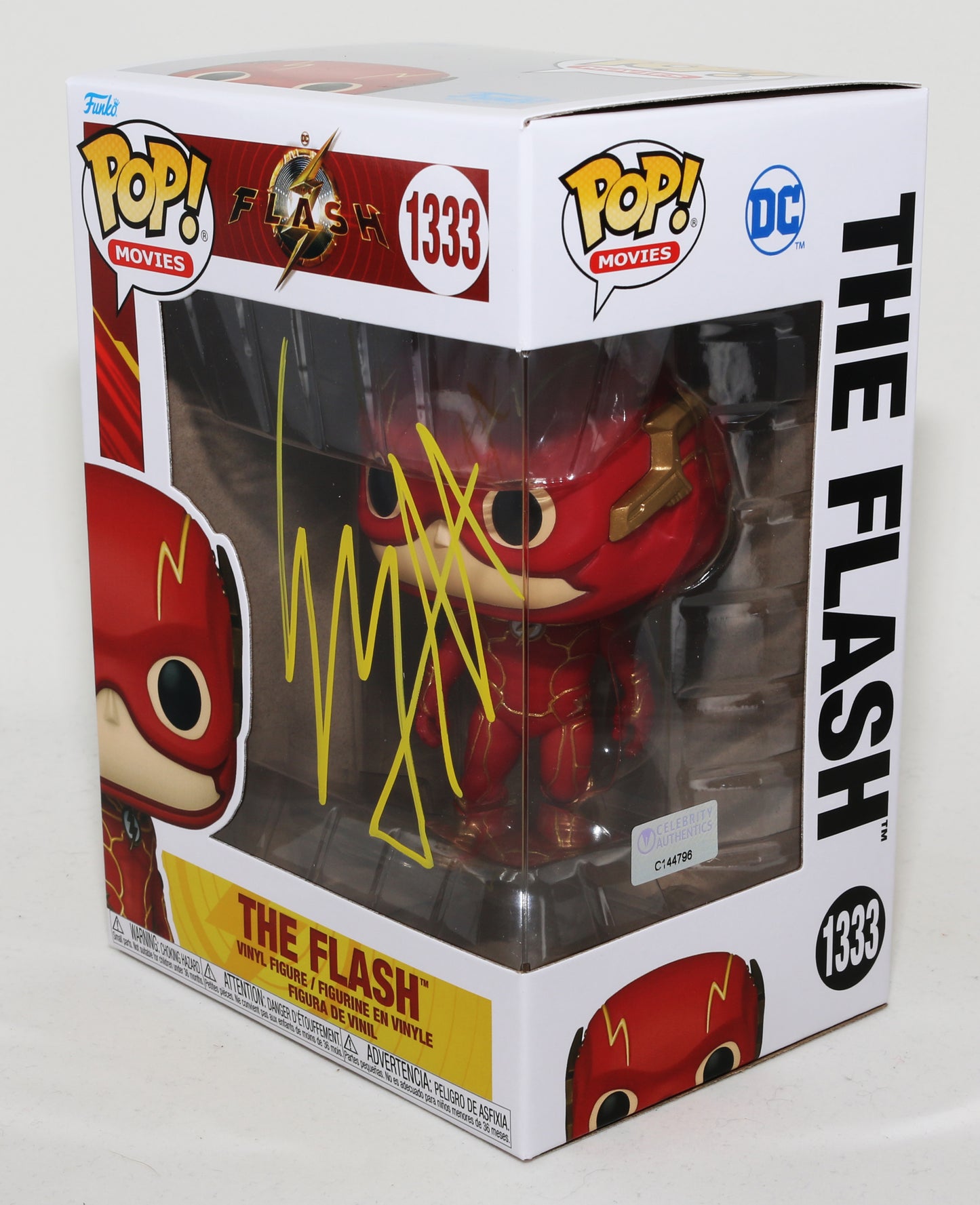 
                  
                    Ezra Miller as Barry Allen in The Flash (Celebrity Authentics) Signed Funko POP! #1333
                  
                