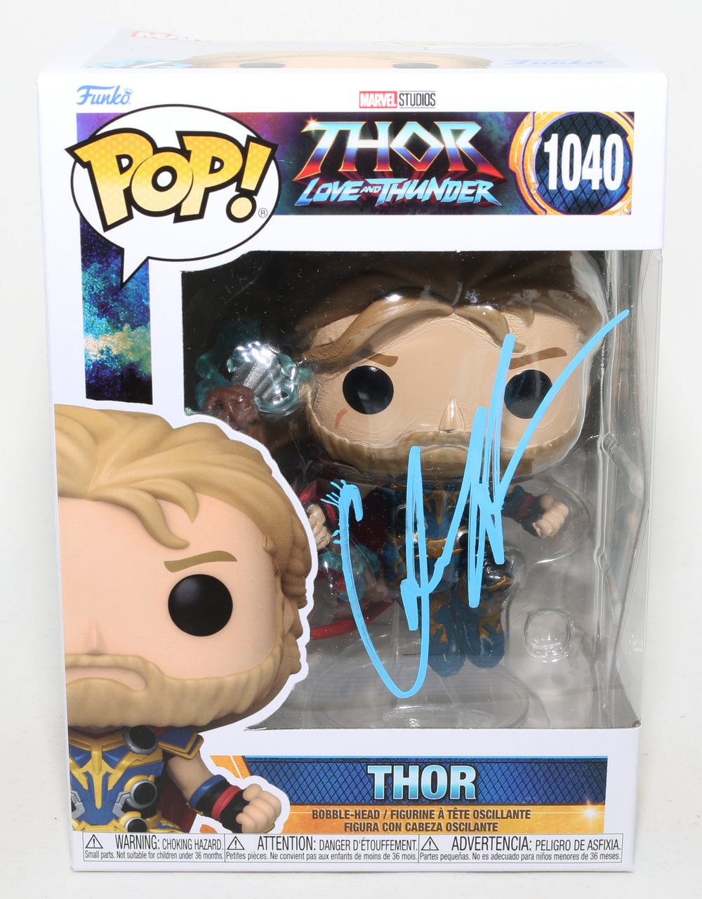 Chris Hemsworth as Thor in Thor: Love and Thunder (SWAU) Signed Funko POP! #1040