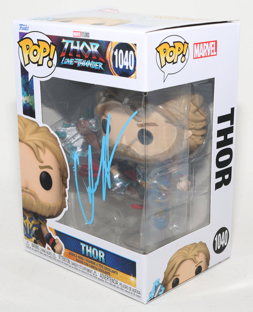 
                  
                    Chris Hemsworth as Thor in Thor: Love and Thunder (SWAU) Signed Funko POP! #1040
                  
                