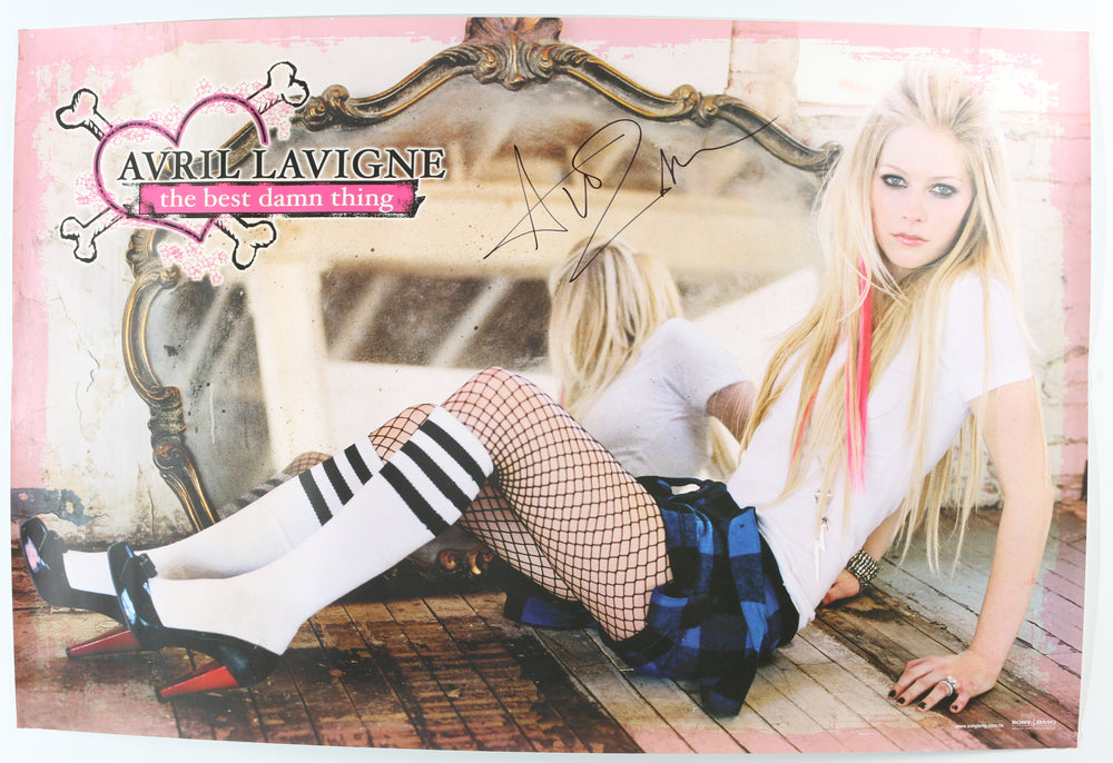 Avril Lavigne: The Best Damn Thing Signed 20x30 Poster